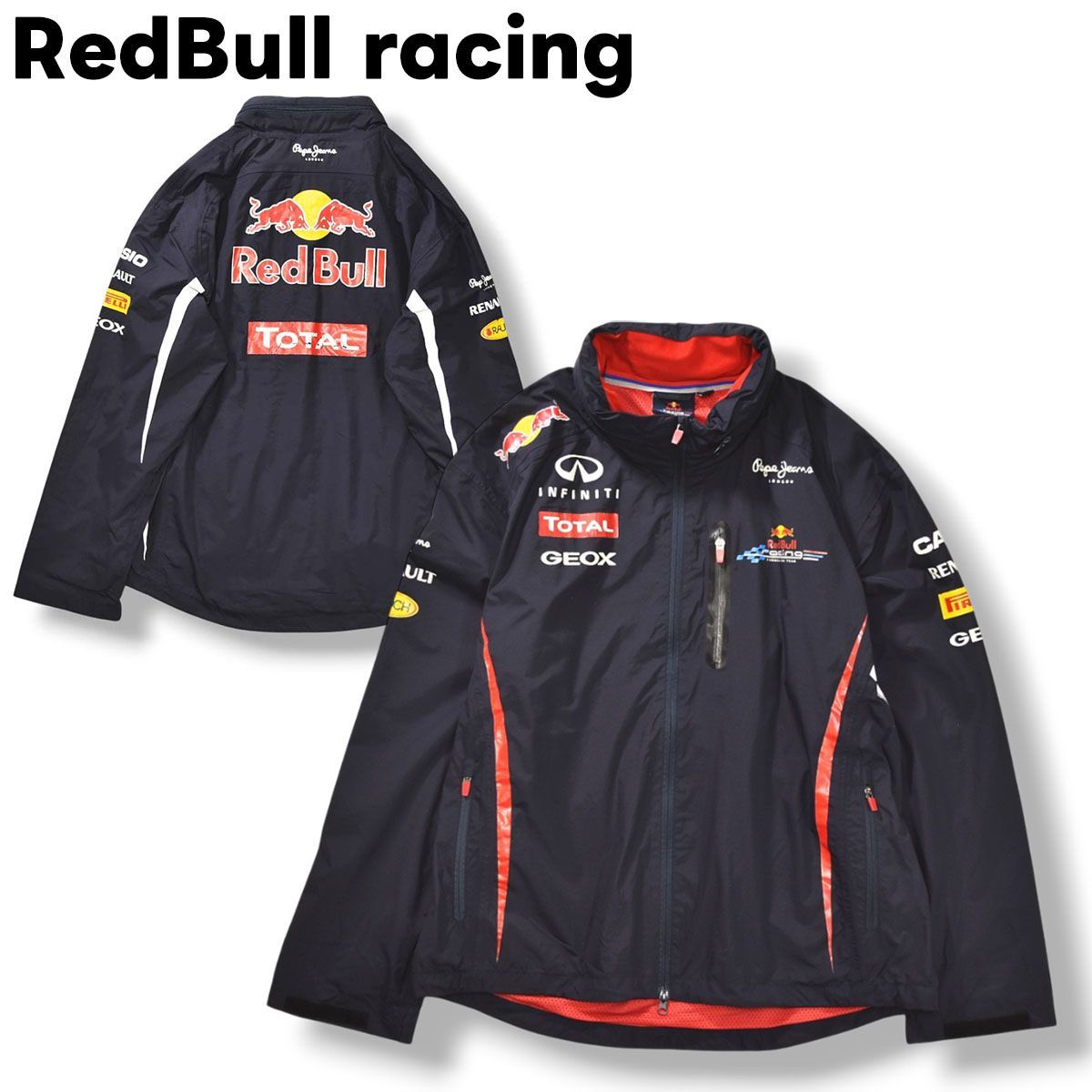 ▼ペペジーンズ レッドブル レーシングジャケット ナイロン ウインドブレーカー 並行輸入品] Pepe Jeans ペペ・ジーンズ Infiniti Red Bull Racing