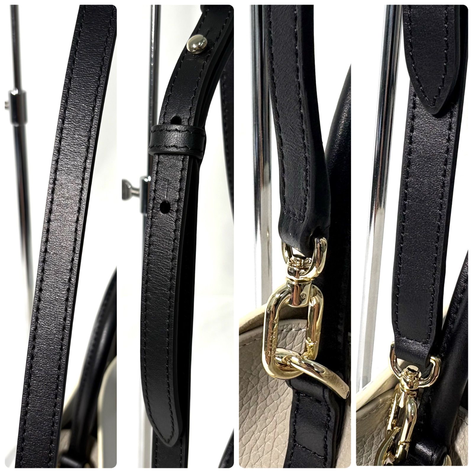 美品】FURLA フルラ レザー ジェネシー ハンドバッグ ショルダーバッグ 