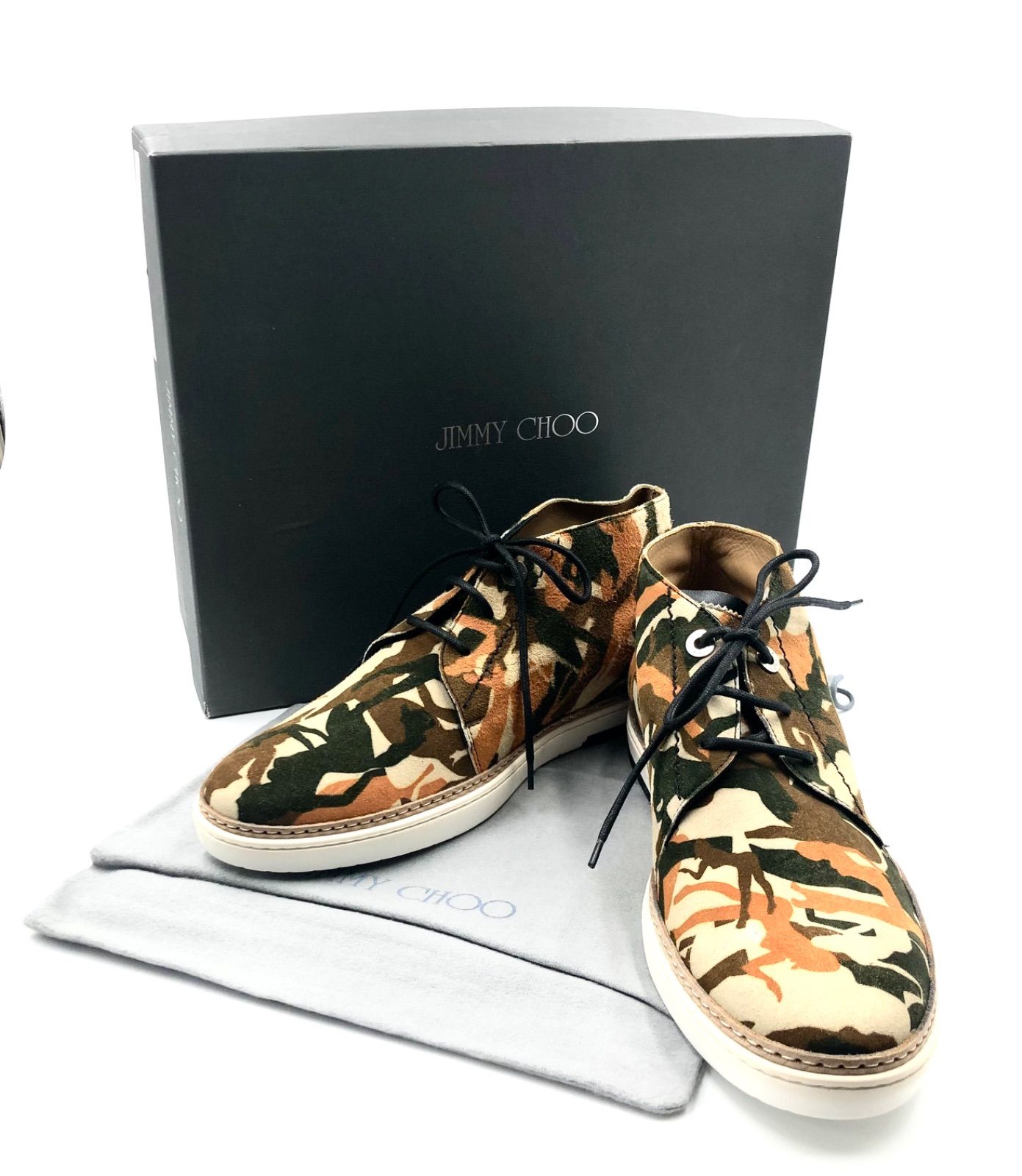 ジミーチュウ カモフラ柄 ハイカットスニーカー 27cm ジミーチュウ カモフラ柄 ハイカットスニーカー 27cm