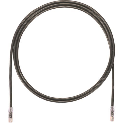 パンドウイット　カテゴリ６Ａ　ＵＴＰパッチコード　２４ＡＷＧ撚り線　ケーブル径：Φ６．４ｍｍ　２ｍ　黒　ＵＴＰ６ＡＸ２ＭＢＬ