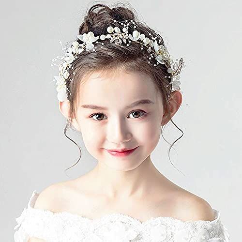 Doyeemei 髪飾り 結婚式 カチューシャ 女の子 ヘッドドレス ヘア