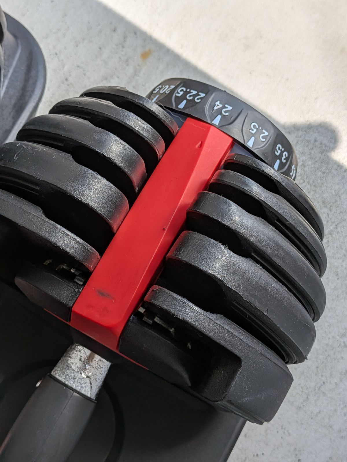 赤枠① FLEXBELL フレックスベル 32kg 可変式ダンベル 2kg刻み ①