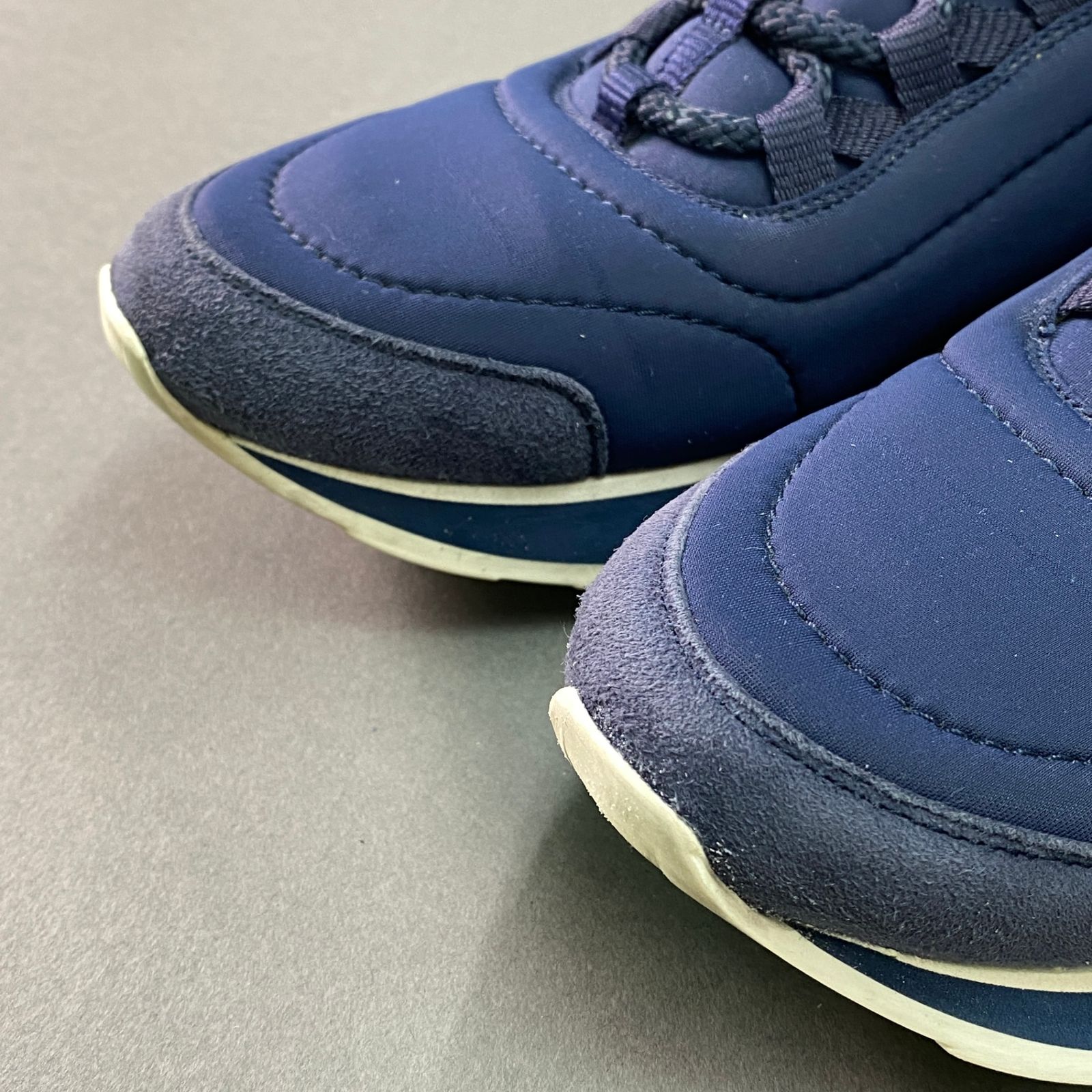 1g29《美品》 HERMES エルメス MILES マイルス スニーカー 37 1