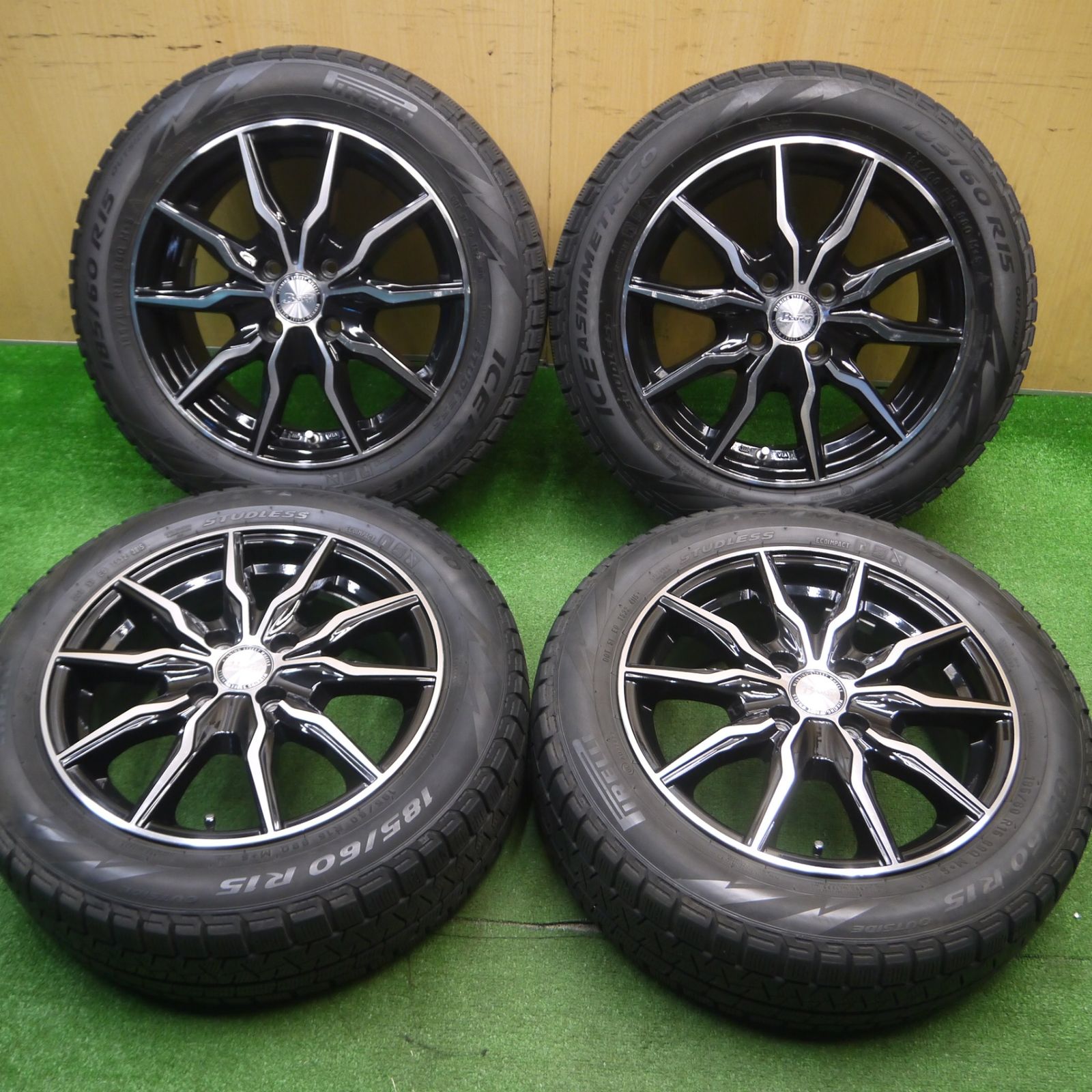 M S 握りしめ 185/65R14 Bridgestone Joker 4本 8分山