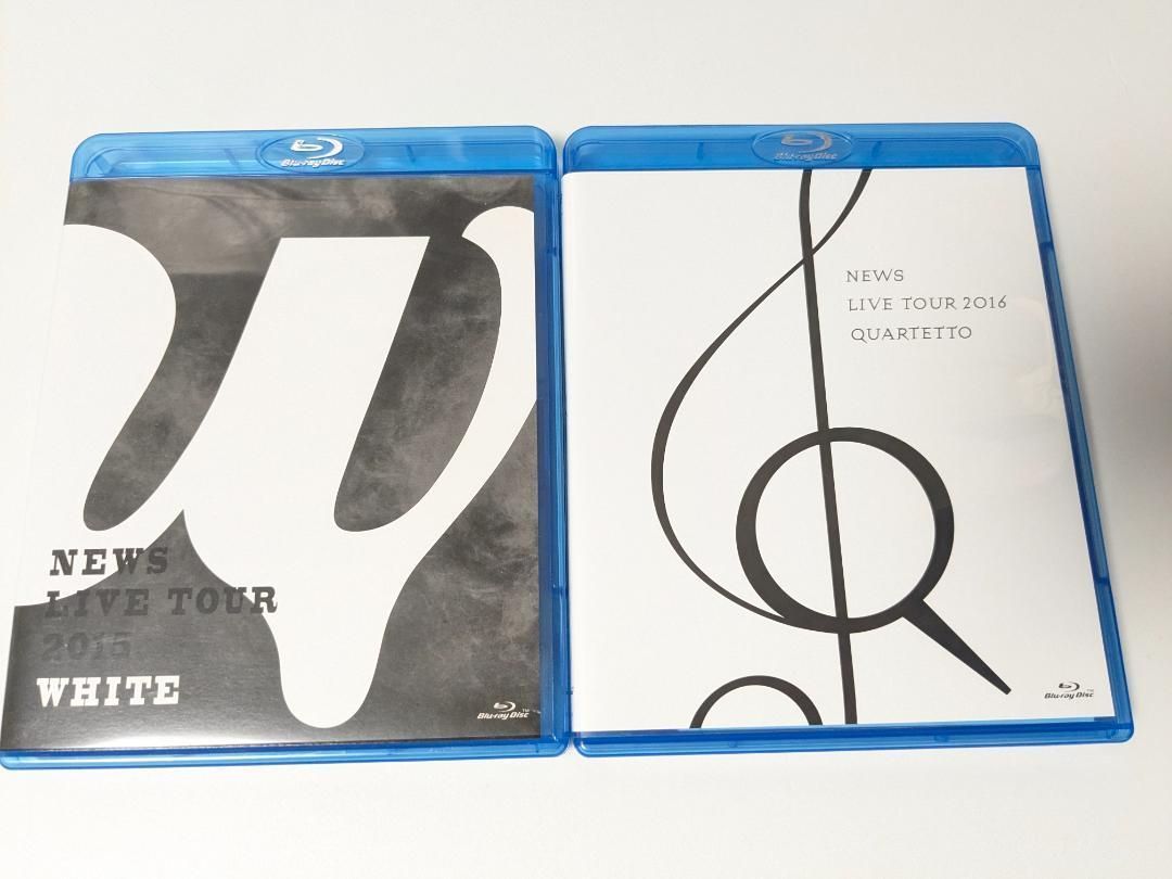 NEWS Blu-ray WHITE QUARTETTO セット : NEWS LIVE TOUR