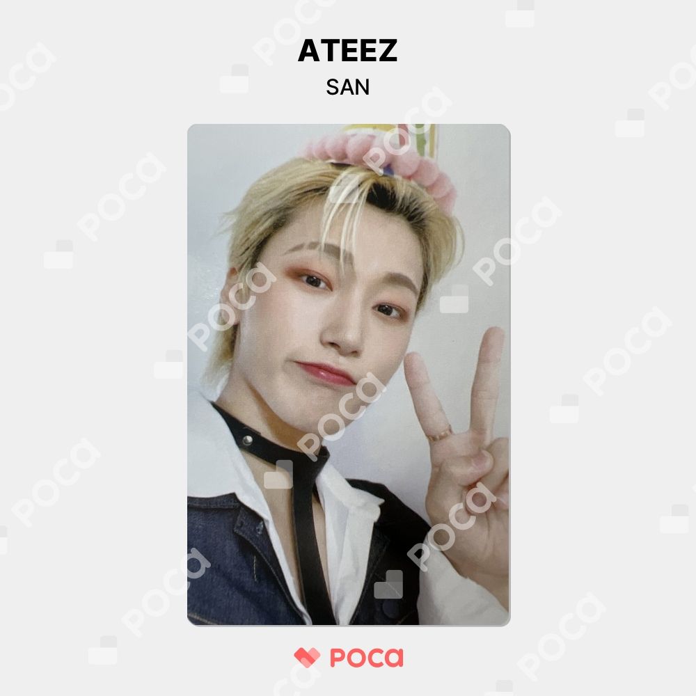 ATEEZ サン トレカ [OUR STORY] HBD BRACELET - SAN 公式 トレカ