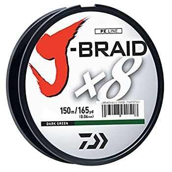 Daiw(ダイワ) J-Braid 150m 8本撚り ラウンドブレイドライン 30 lb グリーン