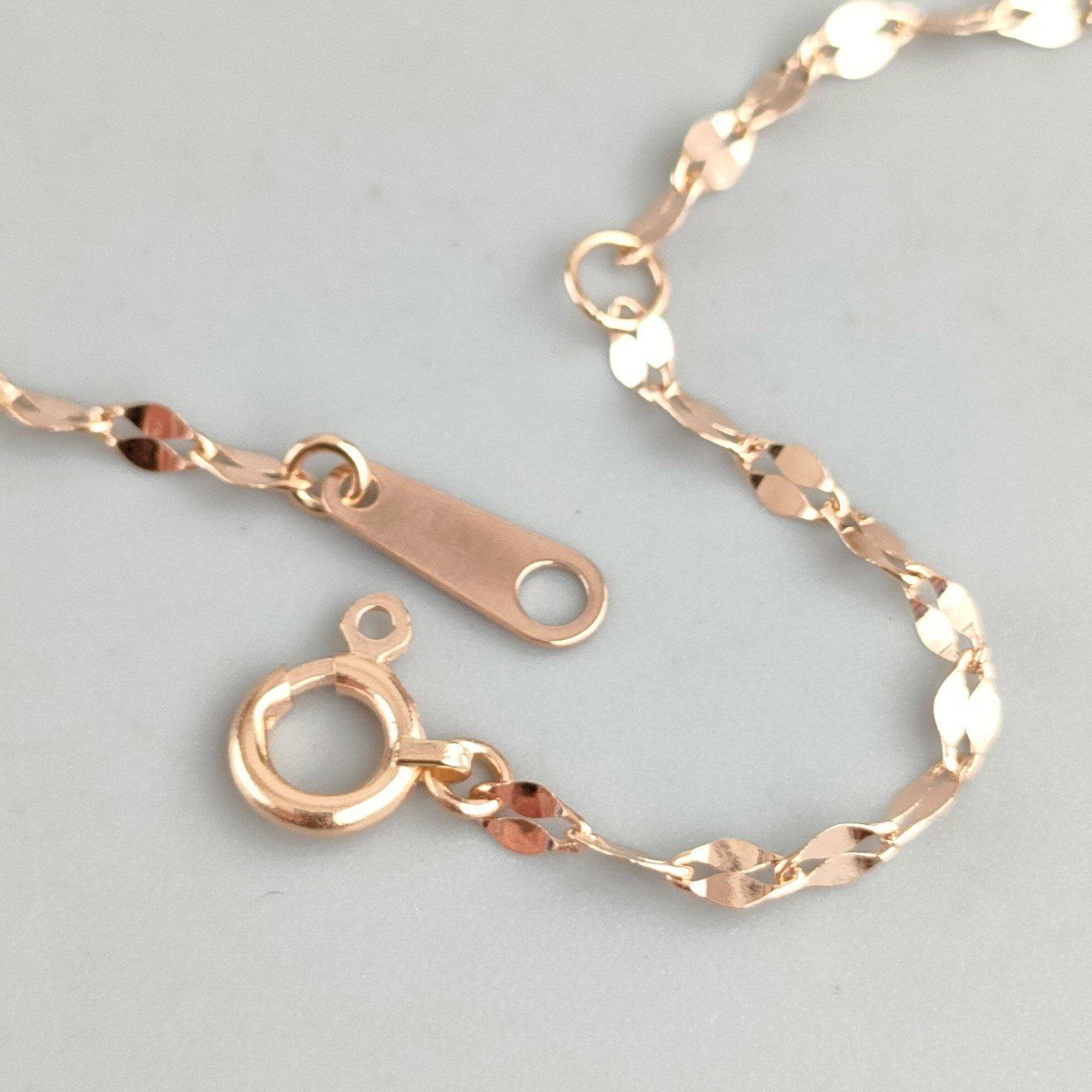 K18PG ペタルチェーン アジャスター付ネックレス チェーン 約45㎝ 18金 K18PG ペタルチェーン アジャスター付ネックレス チェーン 約45