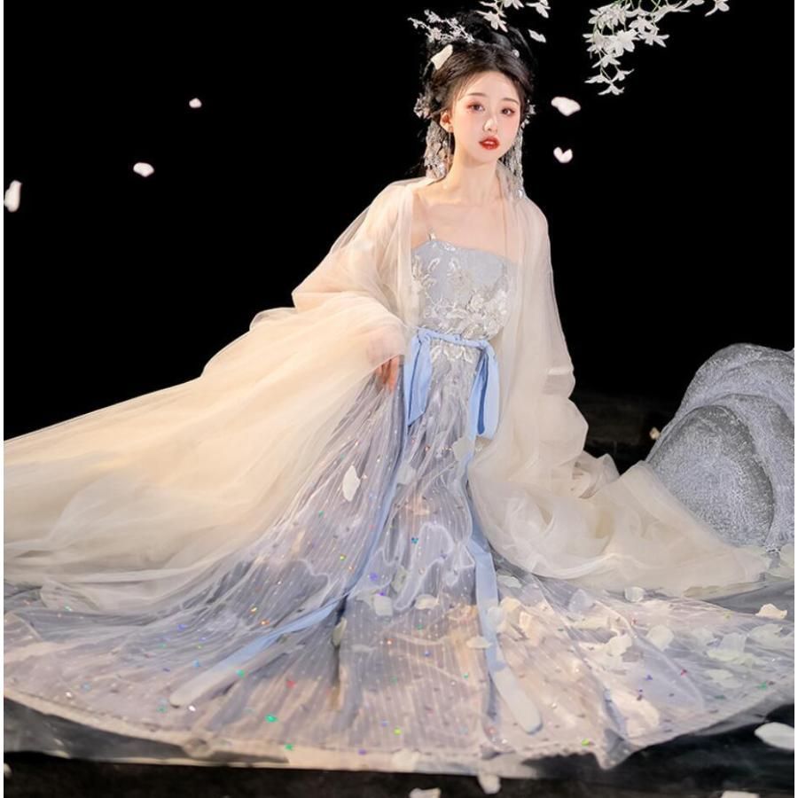♥ 唐装漢服 中華服 舞台服装 華流ステージコスプレ衣装 中国古代宮廷風コスプレ衣装 イベント 学園祭 パーティー ダンス衣装 チャイナドレス BJ0903ML156