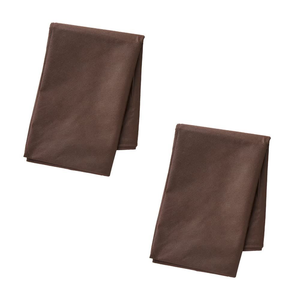 数量 布団干しシート 入 布団干しカバー シングル ダブル兼用 不織布 汚れ防止 アイメディア Aimedia 清潔 固定ヒモ付 収納袋付 ふとん干し汚れ防止シート ブラウン 約 幅160 長さ220 cm