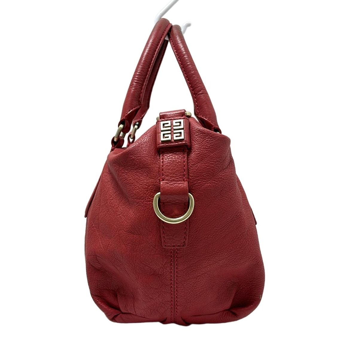 GIVENCHY ジバンシー ハンドバッグ - レッド レザー