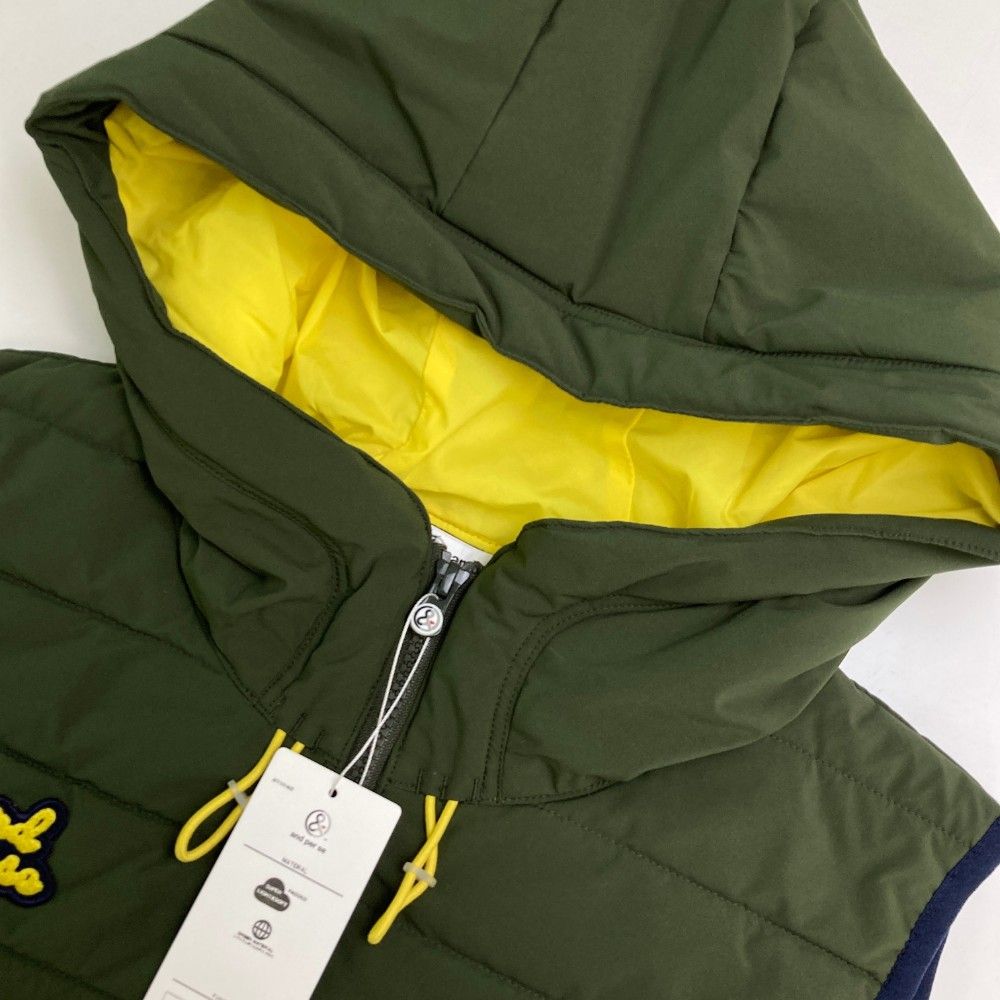 サイズ：LL AND PER SE アンパスィ 2024年モデル 中綿ベスト カーキ系