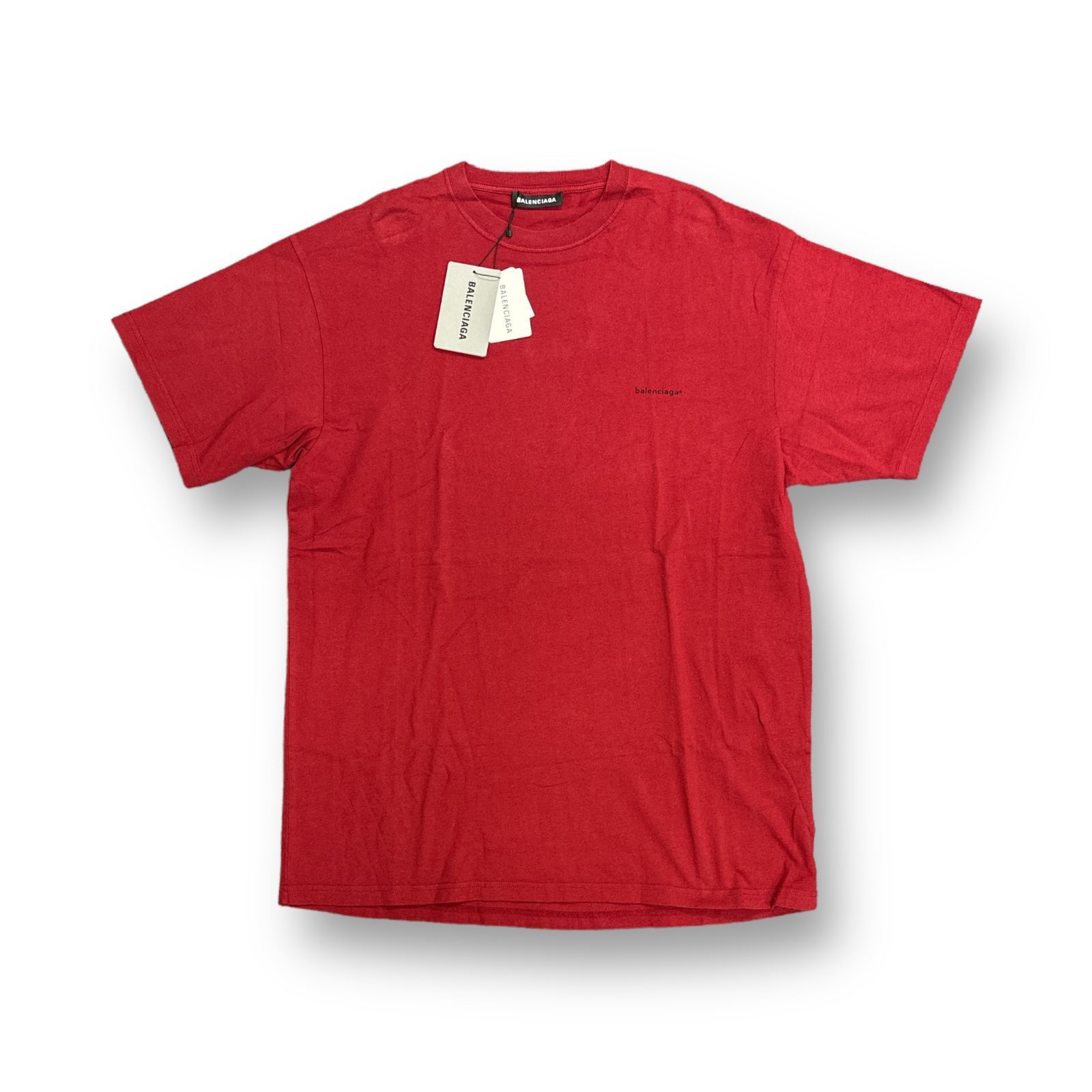 国内正規 新品 BALENCIAGA 19SS ロゴプリントTシャツ カットソー