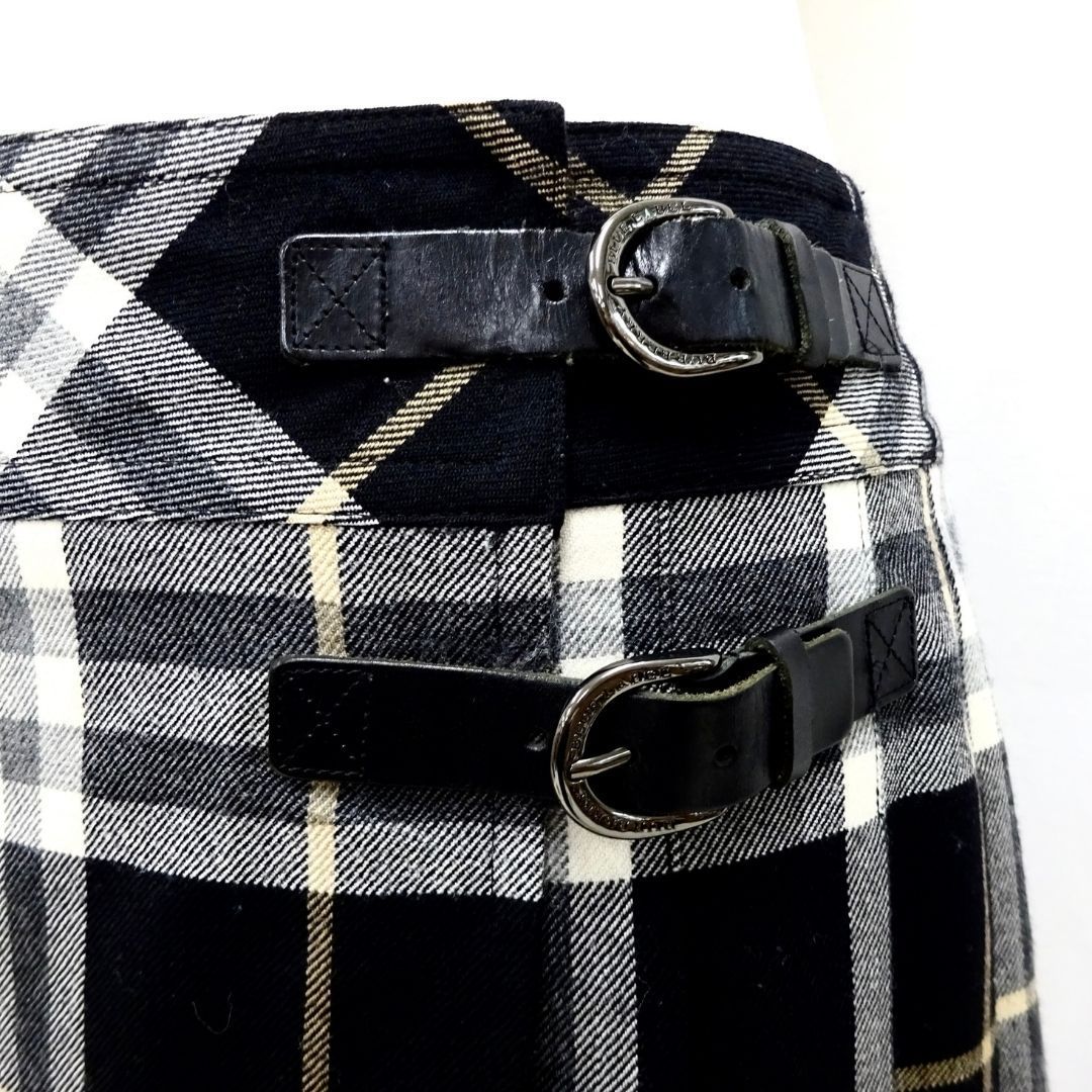 美品】バーバリーブルーレーベル定番ノバチェックミニ巻き