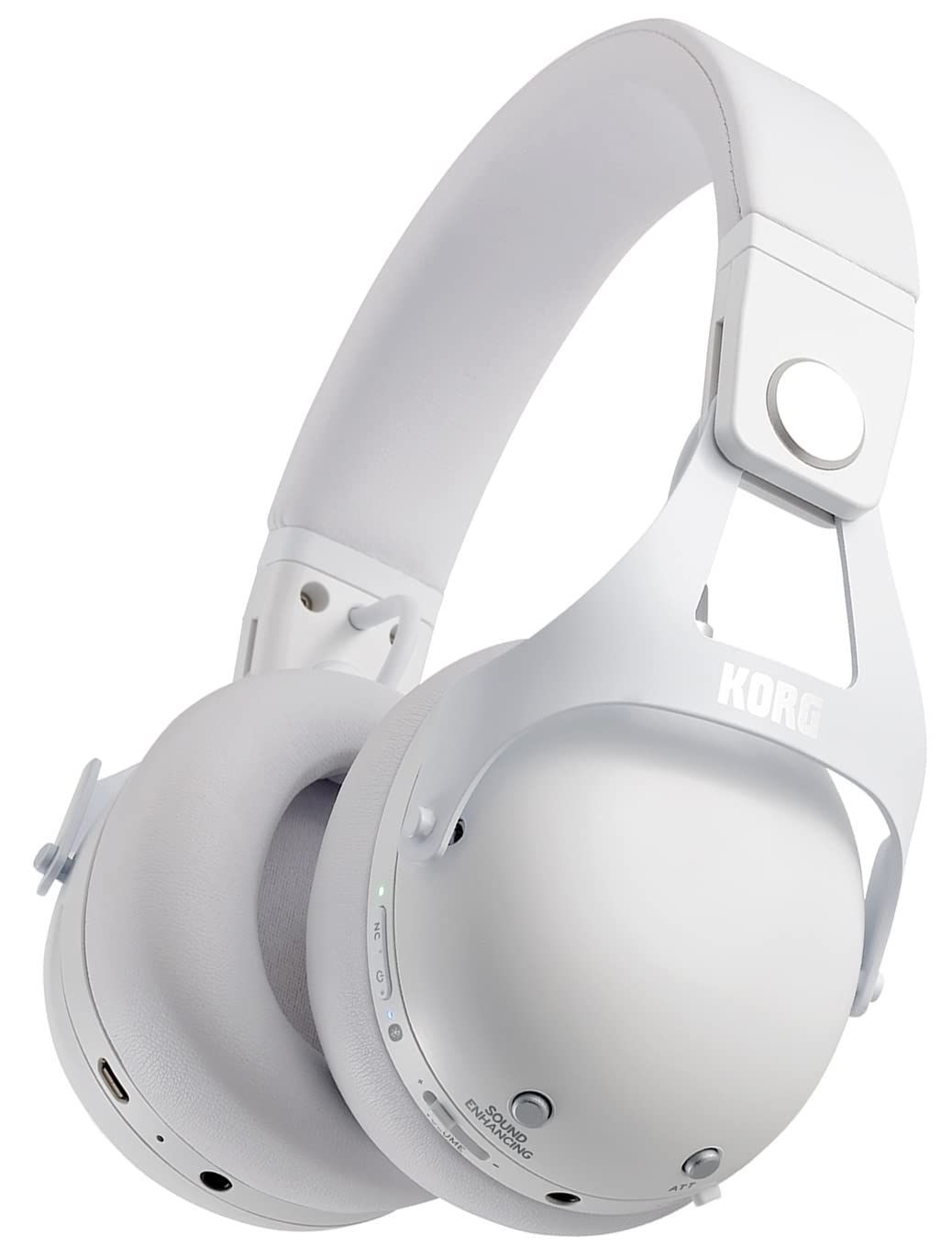 ノイズキャンセリング DJヘッドホン NC-Q1 WH ホワイト ワイヤレス KORG Bluetooth Googleアシスタント Siri 36時間連続使用