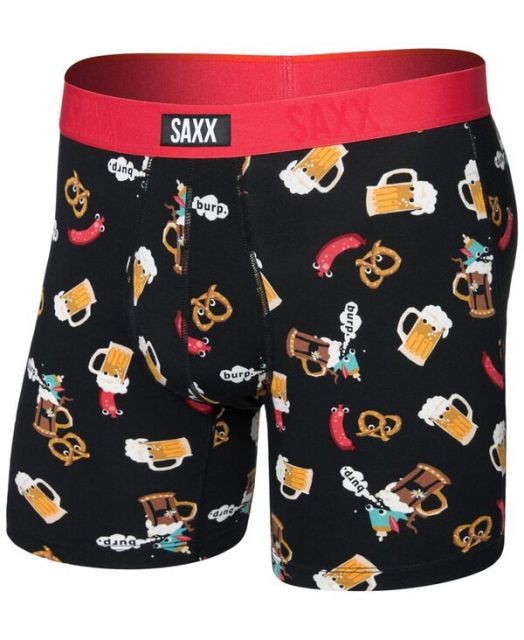 送料無料 サックス メンズ ボクサーパンツ アンダーウェア Men s Vibe Xtra Slim-Fit Printed Boxer Briefs Oktober Brats-black