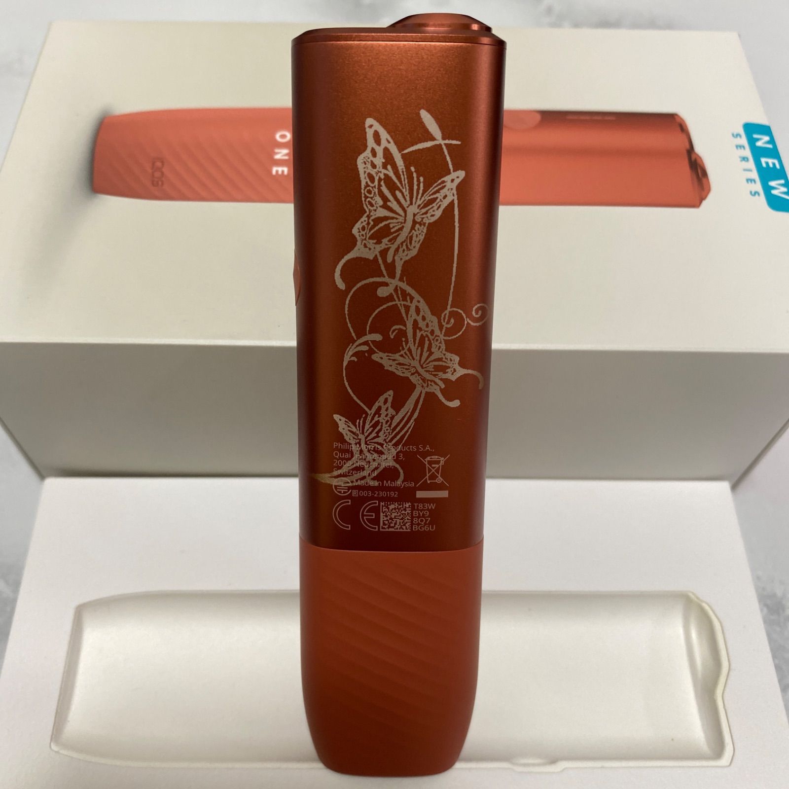 アゲハ蝶 デザイン レーザー加工 iQOS ILUMA i ONE アイコス イルマ i 