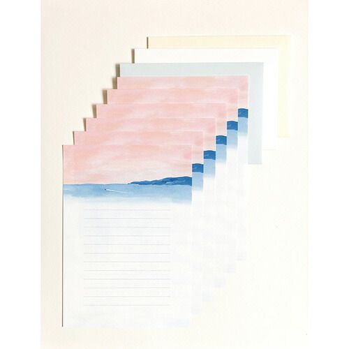 まとめ スコープ レターセット そらうみ 夕の海 10106 ×18セット