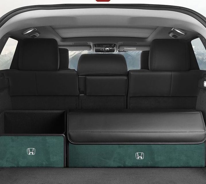 ホンダ 折りたたみ収納ボックス トランク収納ボックス ラゲッジ収納ソフト 収納ボックス インスパイア nbox CR-V ヴェゼル フリード ジェイド フィット シビック グレイス 専属ロゴ パーティション収納設計675