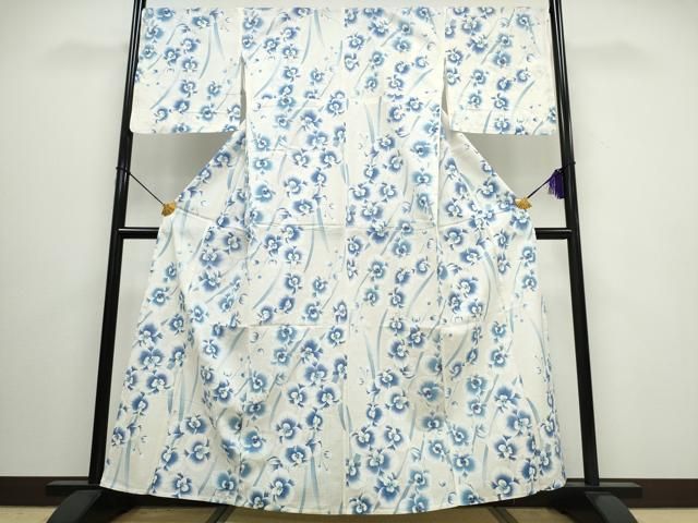 平和屋着物∴夏物 浴衣 胡蝶蘭 金彩 綿 逸品 CAAW0942ng - メルカリ 