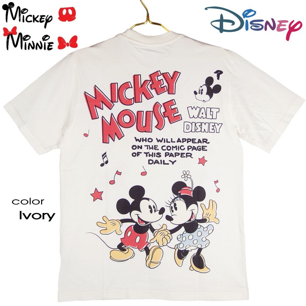 ☆D020 Mickey ミッキーマウス Minnie ミニーマウス Tシャツ