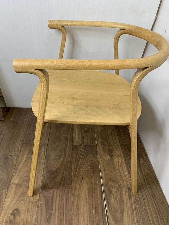★美品★カンディハウス スプリンター ダイニング アームチェアー SPLINTER DINING ARMCHAIR (UPHOLSTERED/WOOD)｜カンディハウス