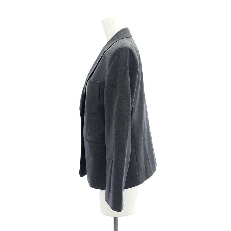 【Theory】Traceable Wool Shrkn Patch S グレー セオリー Theory 24SS Traceable Wool Shrkn Patch PKT テーラード