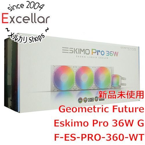 bn 5 Geometric Future 360mmラジエーター簡易水冷キット Eskimo Pro 36W GF-ES-PRO-360-WT ホワイト