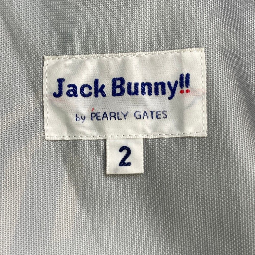 サイズ：2 JACK BUNNY ジャックバニー  フード付き 長袖ジップジャケット 総柄 ブラック系 [240101434711] ゴルフウェア レディース ストスト JACK BUNNY ジャックバニー 2024年モデル レインウェア