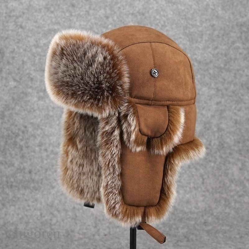 ロシア帽 メンズ フライトキャップ パイロット カジュアル 厚手 防寒対策 暖かい アウトドア 冬用 男性用 きれいめ おしゃれ