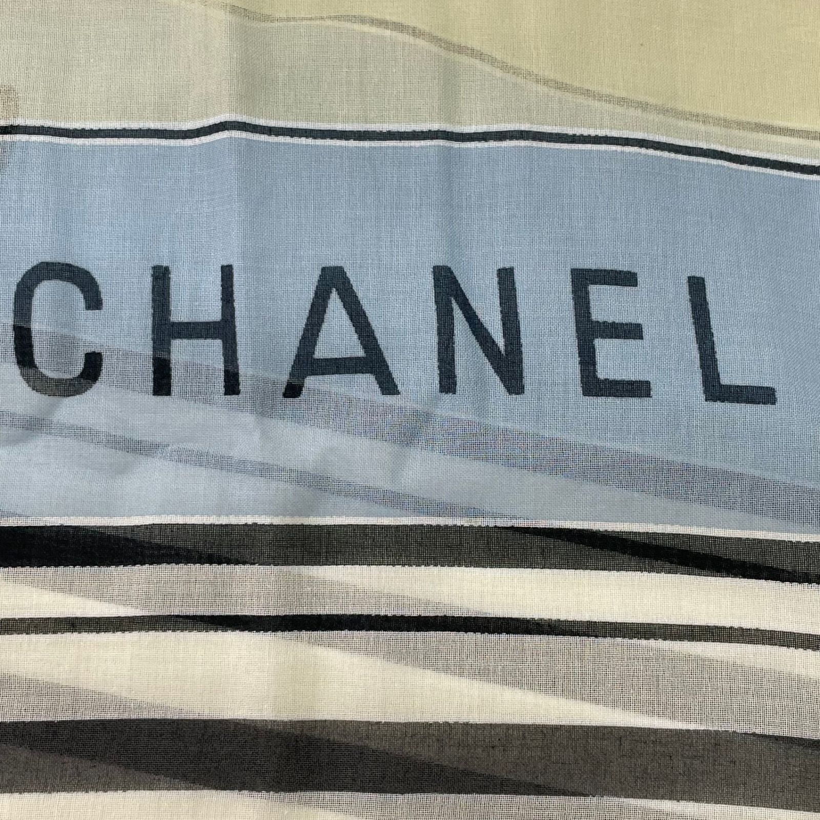 極美品 CHANEL シャネル 大判 2000年 スカーフ マフラー ストール 
