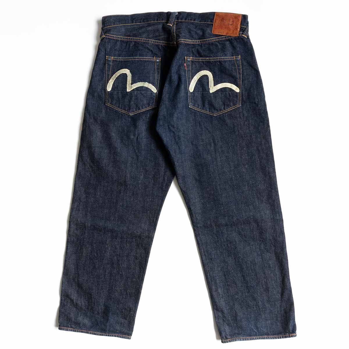evisu デニムパンツ 濃紺 EVISU】エヴィス（34） WAREHOUSE デニムパンツ ジーパン 濃紺