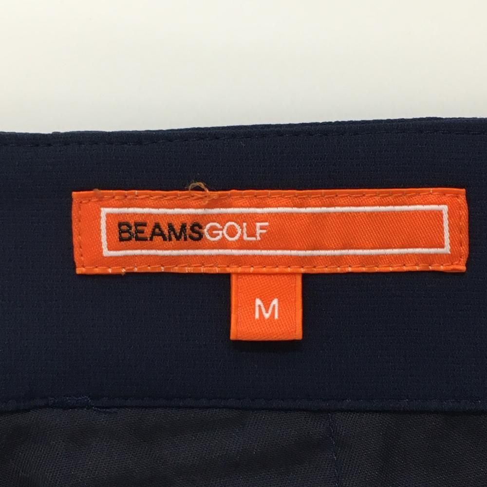 BEAMSGOLF - 【超美品】ビームスゴルフ ハーフパンツ ネイビー シンプル ロゴ刺しゅう ストレッチ  メンズ M ゴルフウェア BEAMS GOLF サイズ：M BEAMS GOLF ビームスゴルフ ストレッチハーフパンツ