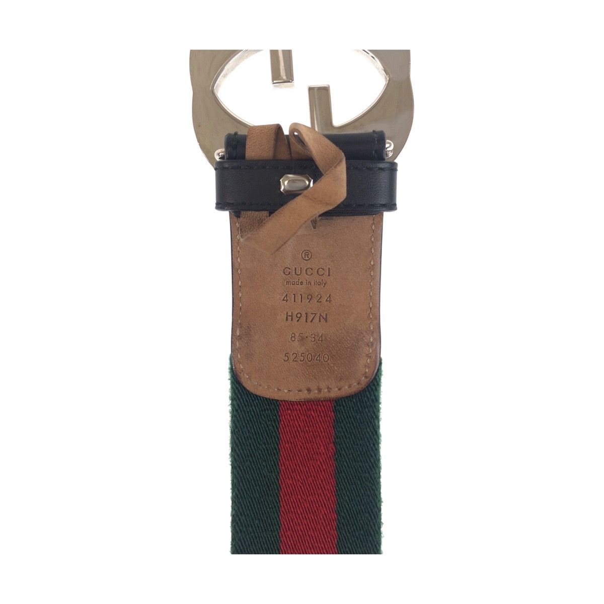 美品 グッチ シェリーライン インターロッキング 85cm/34インチ  