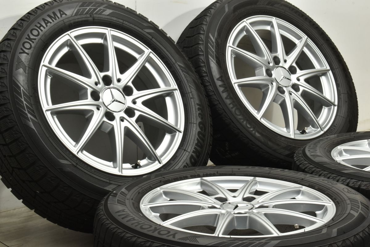 程度良好 メルセデスベンツ W177 Aクラス W247 Bクラス 純正 16in 6.5J 44 PCD112 ヨコハマ アイスガードiG60 205 60R16 C118 CLA