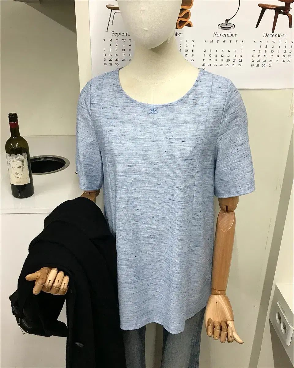  Courreges クレージュ ロゴ ブラウス 長袖 シャツ ブラウス