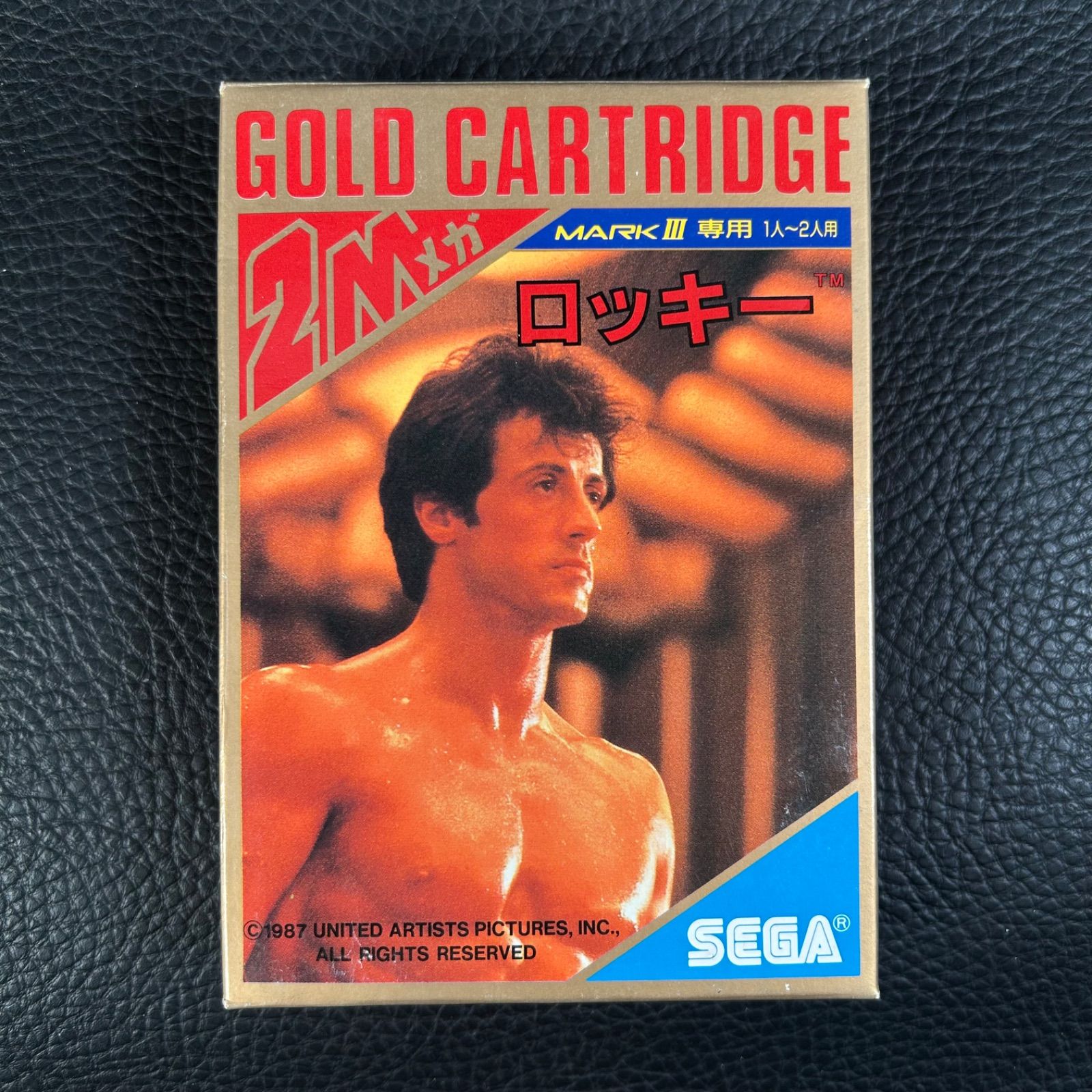 完品 ロッキー ゴールドカートリッジ MARKⅢ SEGA GOLD CARTRIDGE 