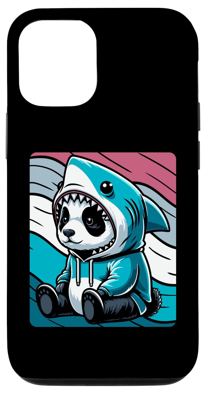 【新着商品】iPhone 13 Pro サメパンダ スマホケース