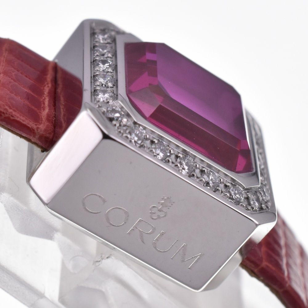 Corum 保証書付き【CORUM】コルム オーバル ダイヤベゼル