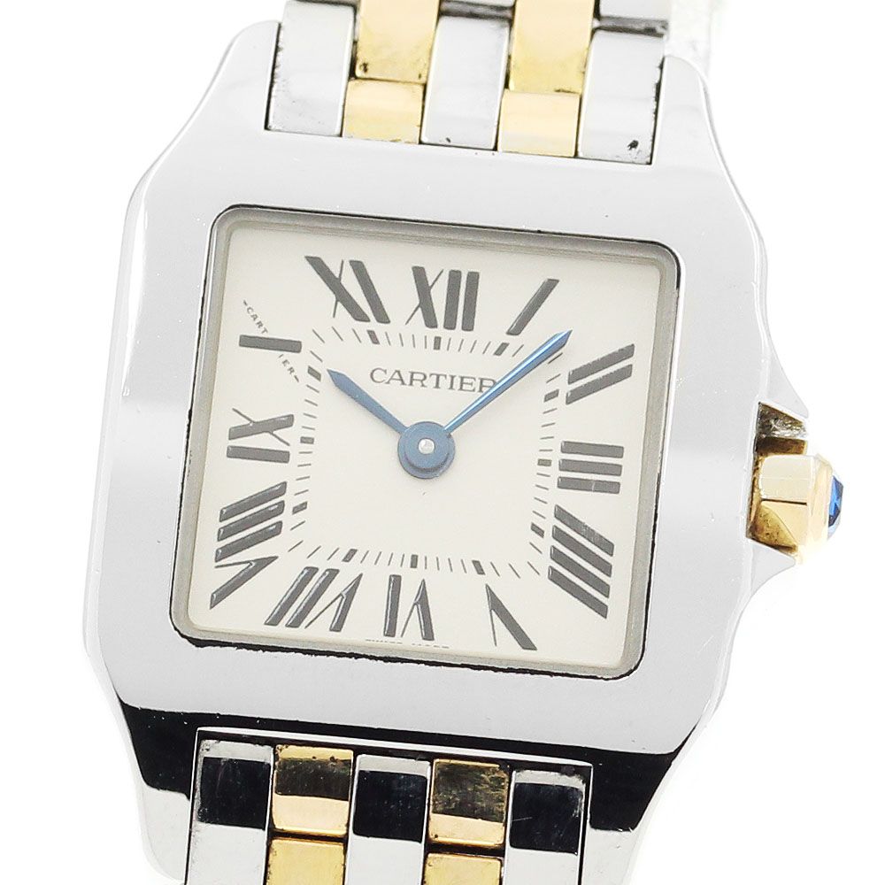 カルティエ CARTIER W25066Z6 サントスドゥモワゼル SM クォーツ  