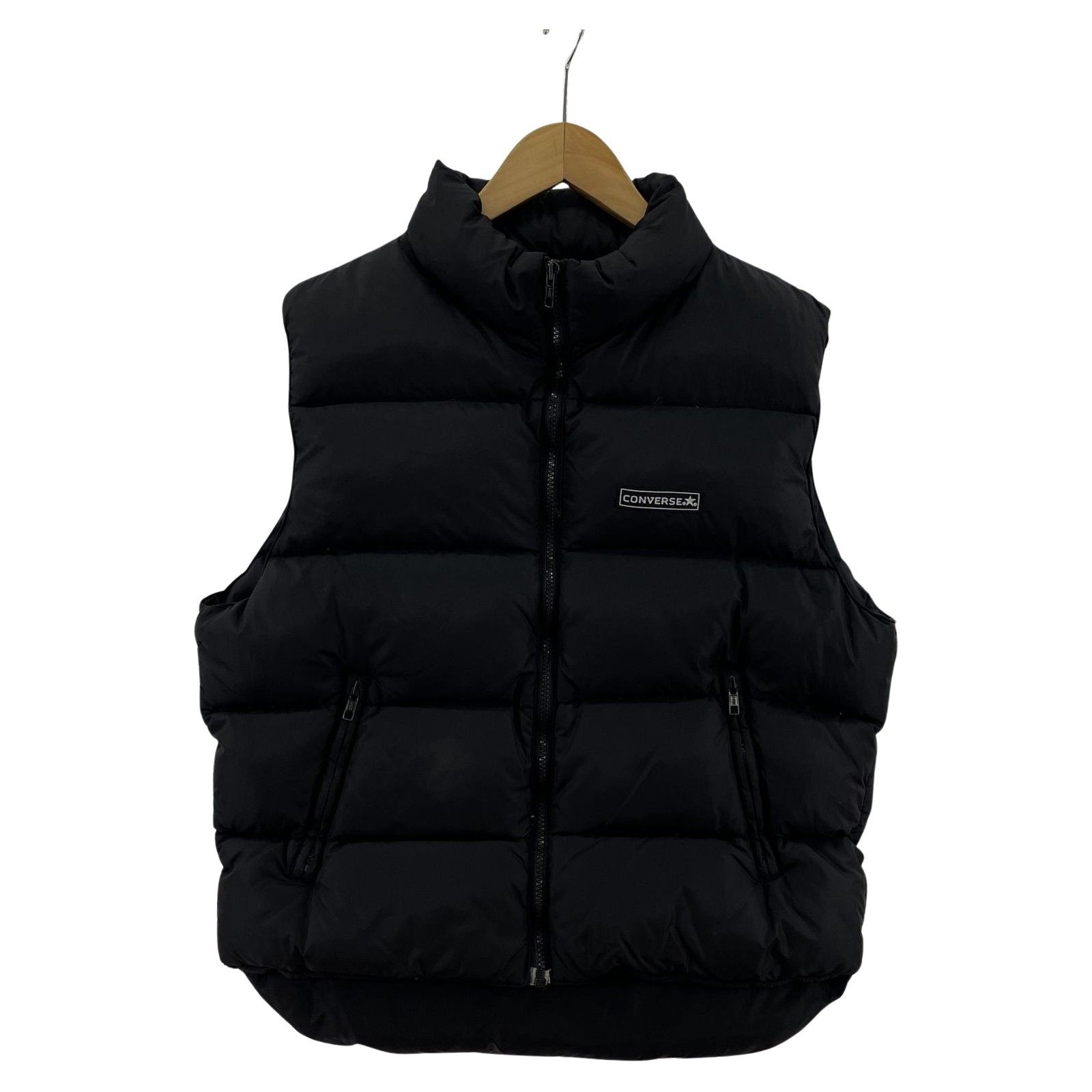 CONVERSE コンバース ダウンジャケット sizeM/ブラック - メルカリ