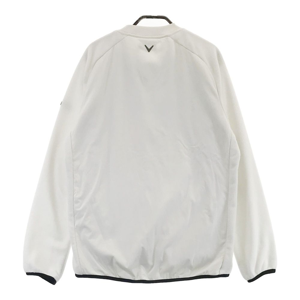 サイズ L CALLAWAY キャロウェイ 中綿 切替 フリースジャケット ホワイト系 240101518006 ゴルフウェア メンズ ストスト