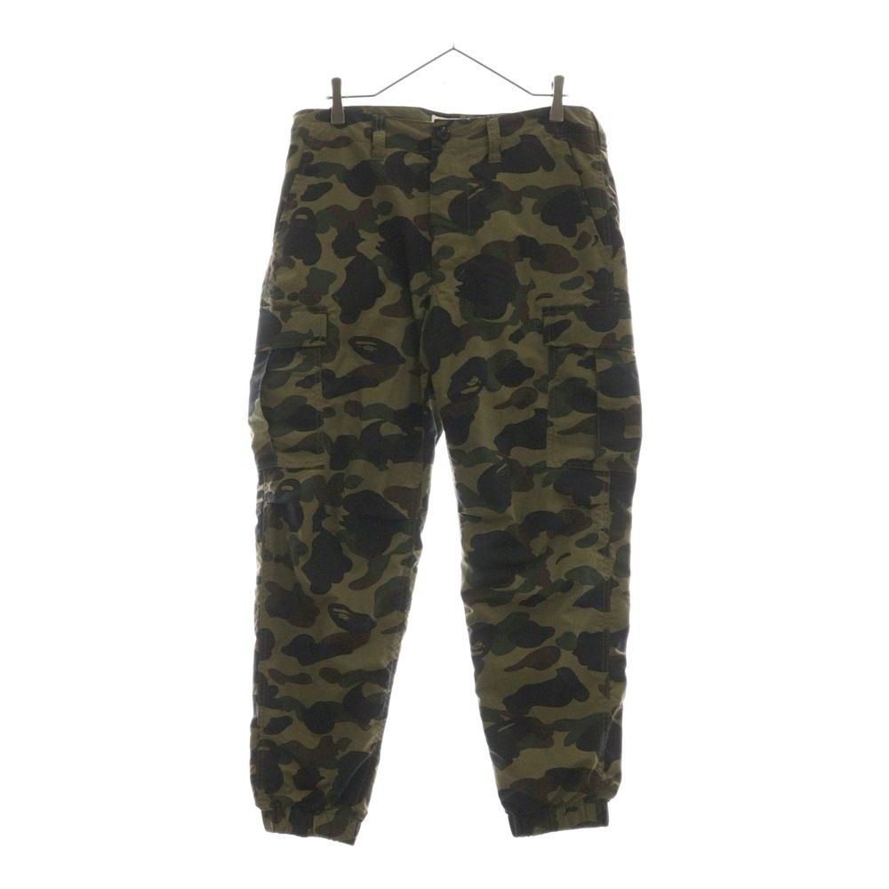A BATHING APE アベイシングエイプ 1st CAMO NYRON PANTS カモ ナイロン カーゴパンツ カーキ 001PTF701006X