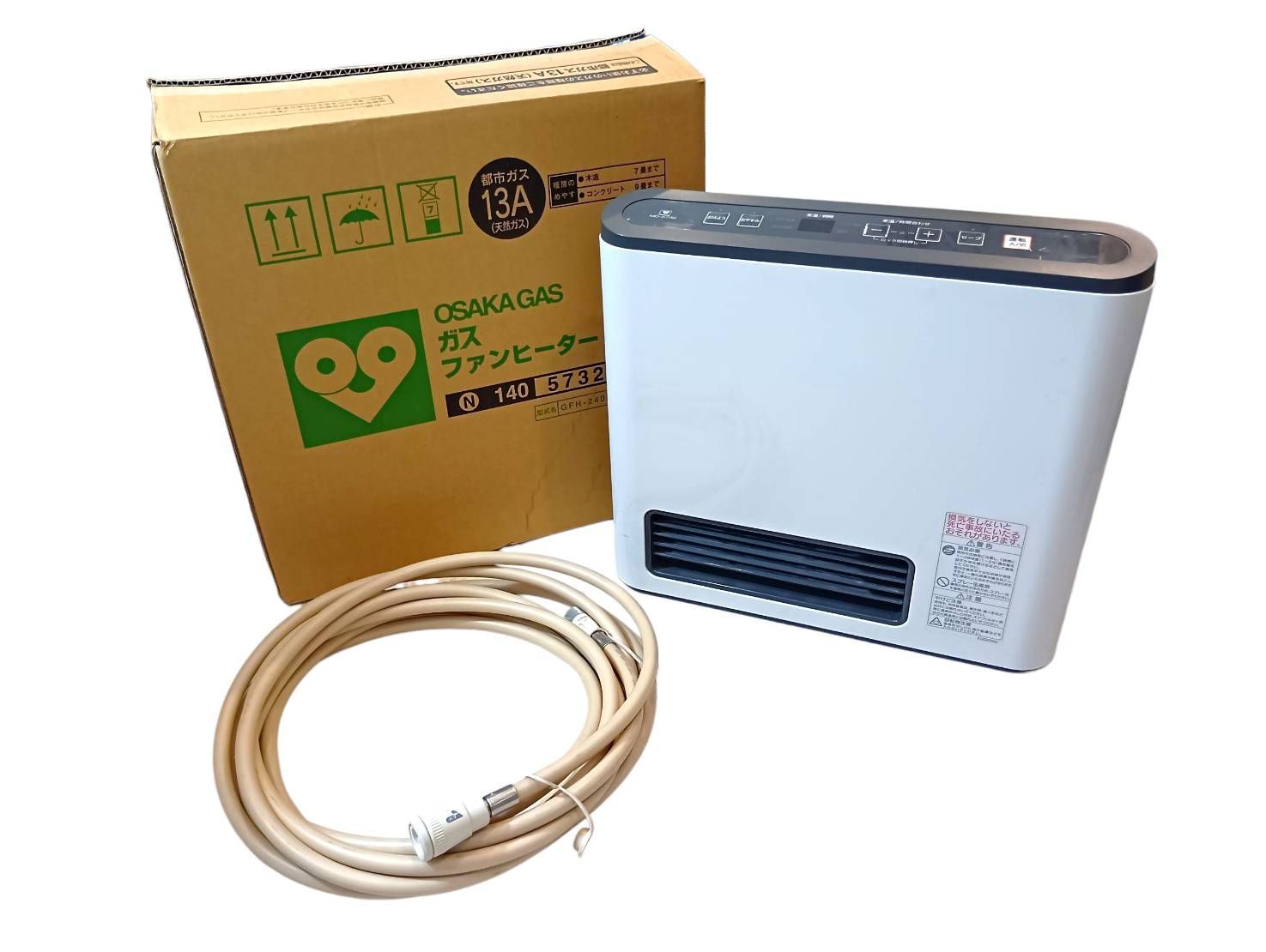キ①未使用 大阪ガス N140-5902 ガスファンヒーター 家電 大阪ガス