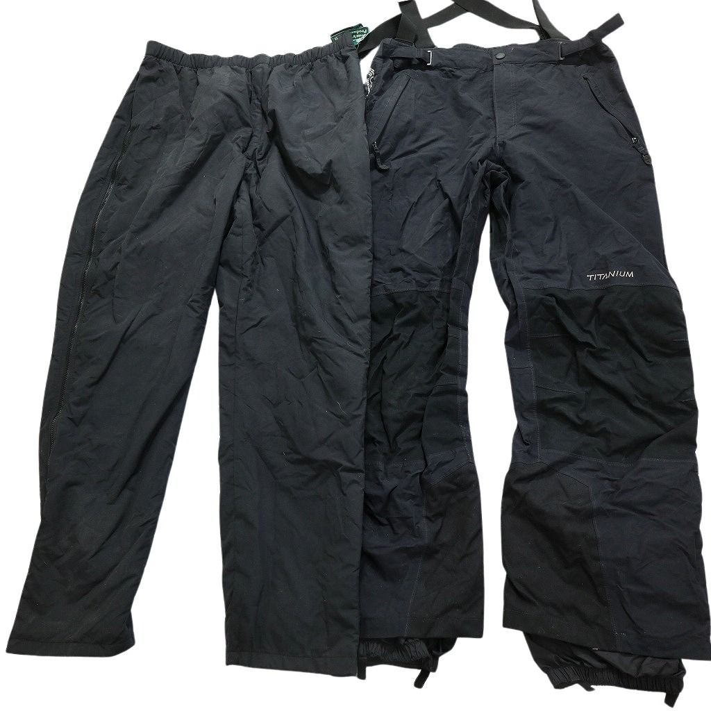 古着卸 スキーパンツ パンツ 5枚セット メンズ Ｓ Ｍ XL 2XL スパイダー ゴアテックス サスペンダー 古着 NC0786 KIN-KAAI_COM