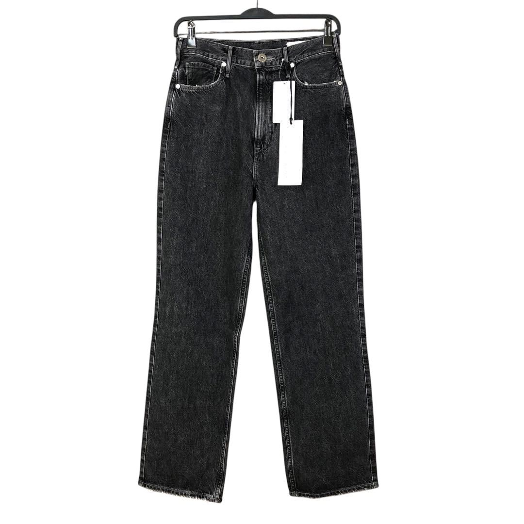 upper hights THE COUSIN 25 CHARBON ストレートデニム ブラック 黒 アッパーハイツ コットン 18B2071I02CHB