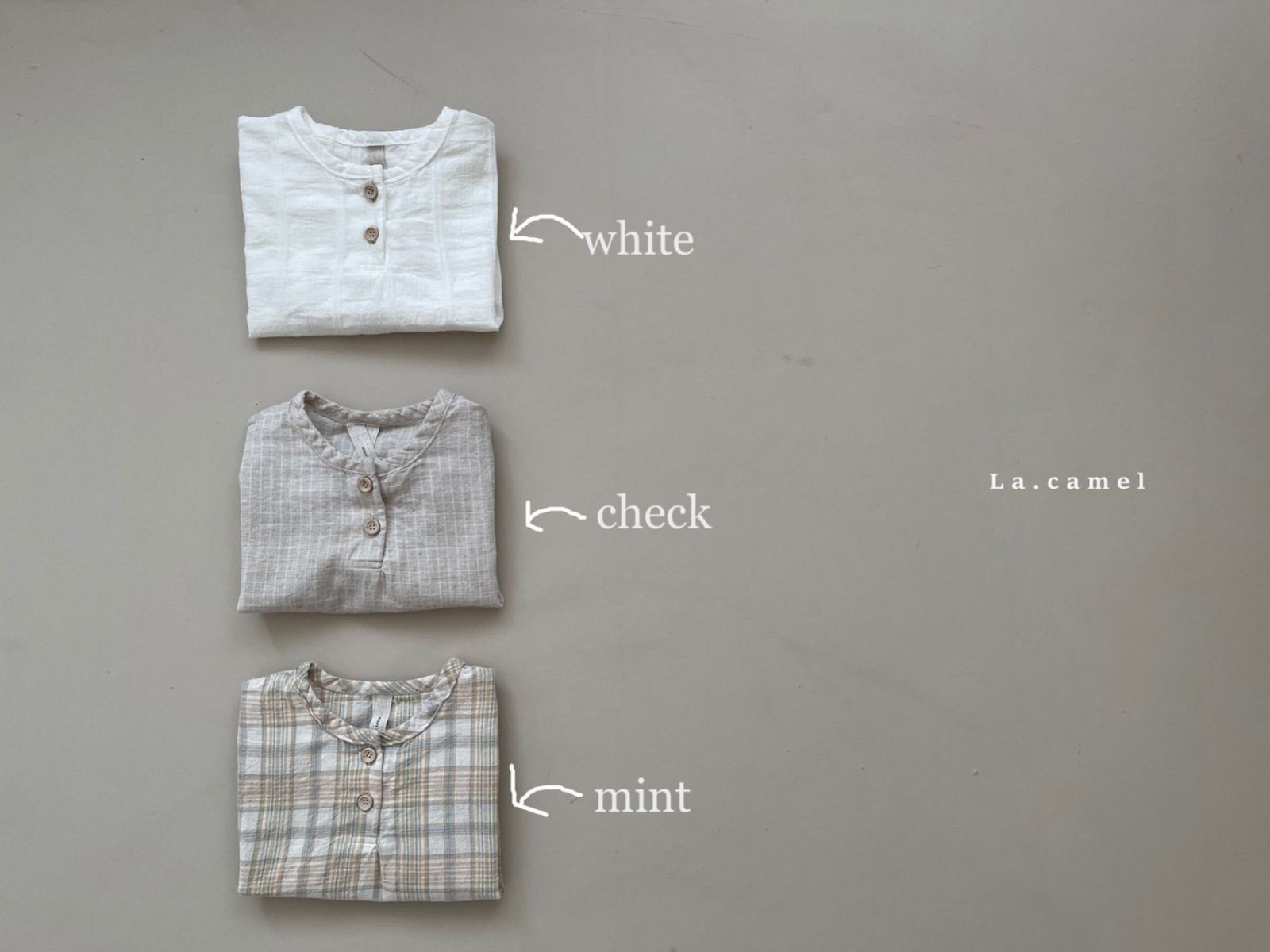 【韓国子供服】la camel   reve bebe shirt