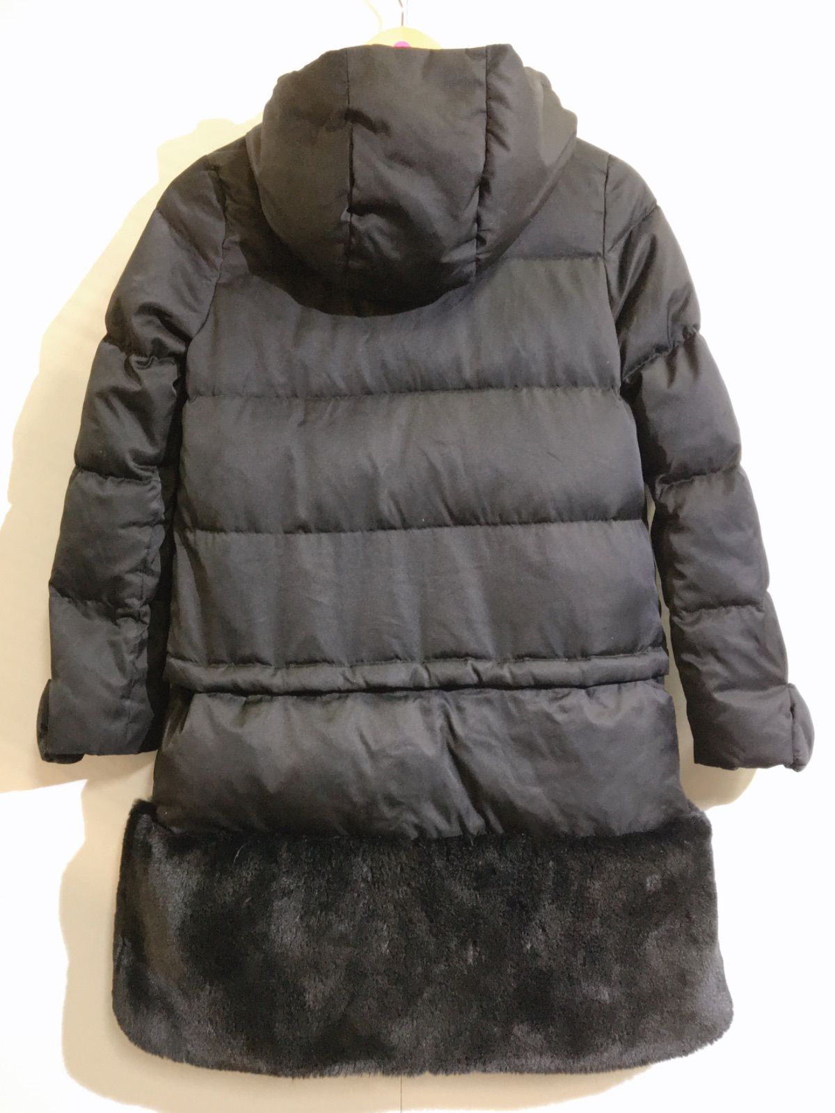 JILL STUART ダウンジャケット 黒 ボア アウター レディース Sサイズ 