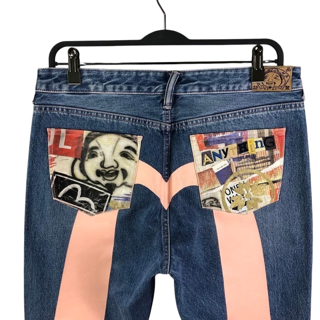 EVISU 32 ピンク カモメデニム EVISU 32 ピンク カモメデニム EVISU