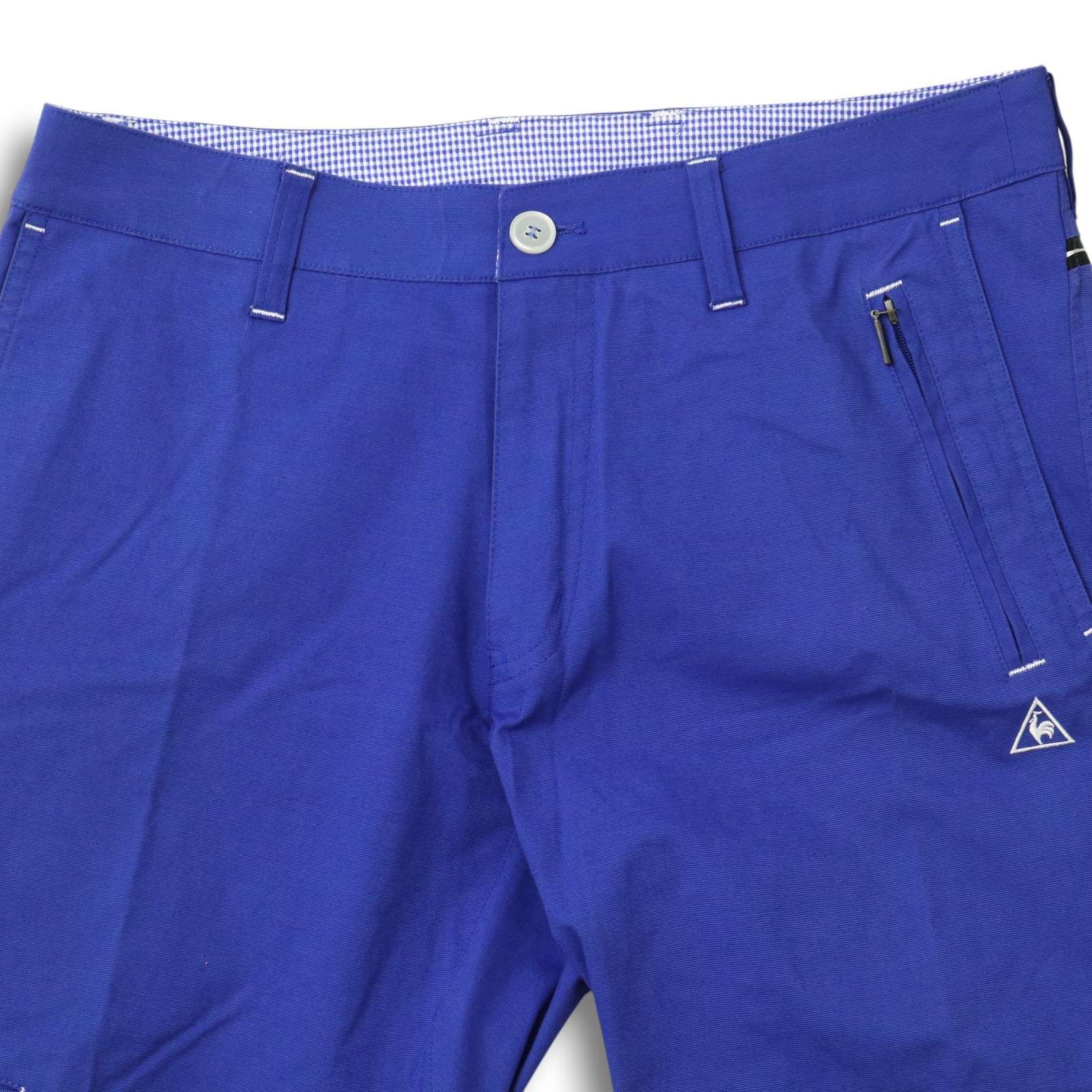 le coq sportif - coco 中古 ルコックスポルティフ le coq sportif メンズ パンツ 79cm ブルー 青 ダウン入り 防寒 ボクサーパンツ メンズ le coq sportif 前とじ ボクサーブリーフ